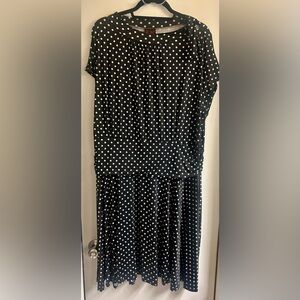 Black and White Polka Dot Dress
